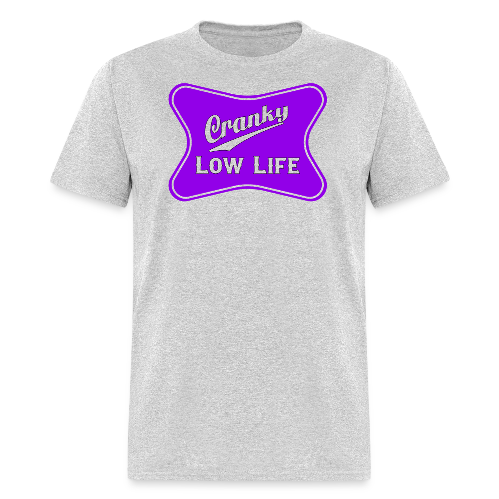 Cranky - Purple - Unisex Classic T-Shirt - heather gray