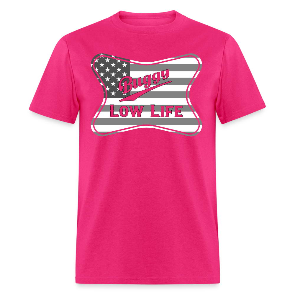 Buggy - Gray & White Patriotic - Unisex Classic T-Shirt - fuchsia