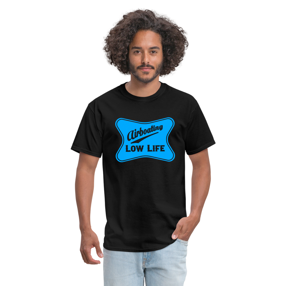 Airboating - Light Blue - (Unisex) Classic T-Shirt - black