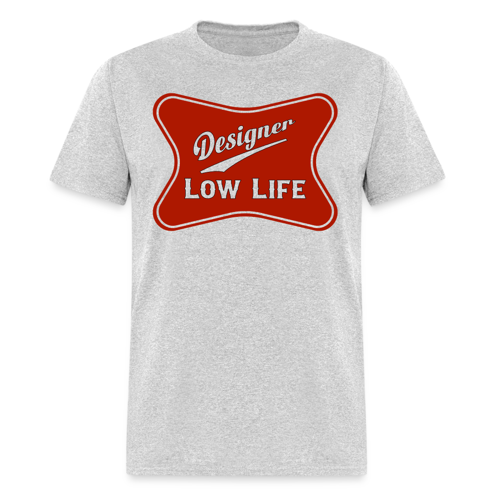 Designer -burgundy-Unisex Classic T-Shirt - heather gray