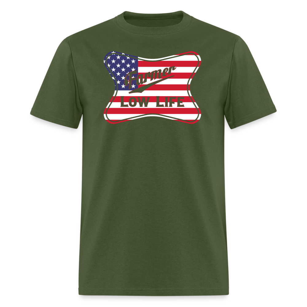 Farmer - Patriotic - Unisex Classic T-Shirt - military green