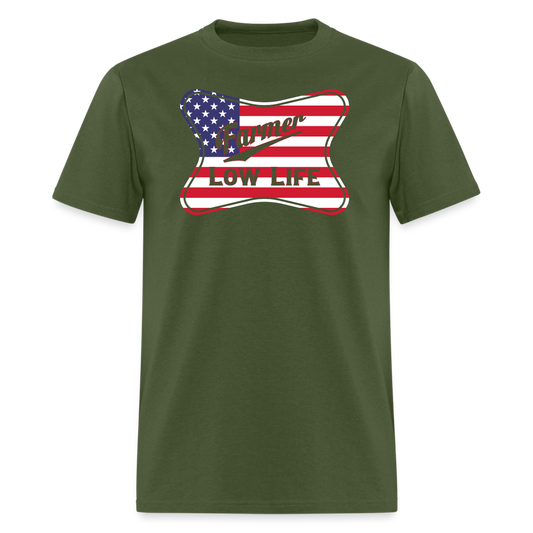 Farmer - Patriotic - Unisex Classic T-Shirt - military green