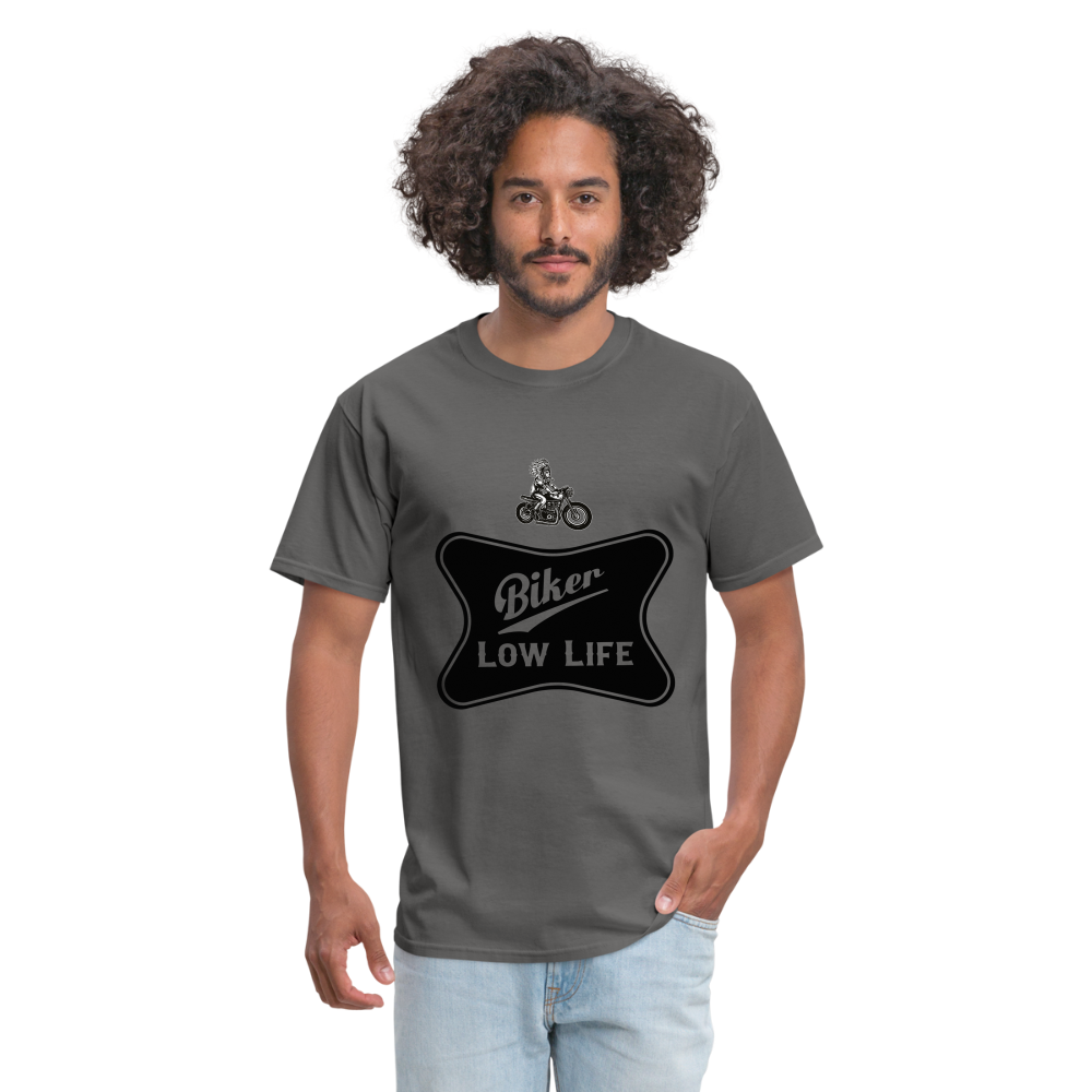 Biker - black - Unisex Classic T-Shirt - charcoal
