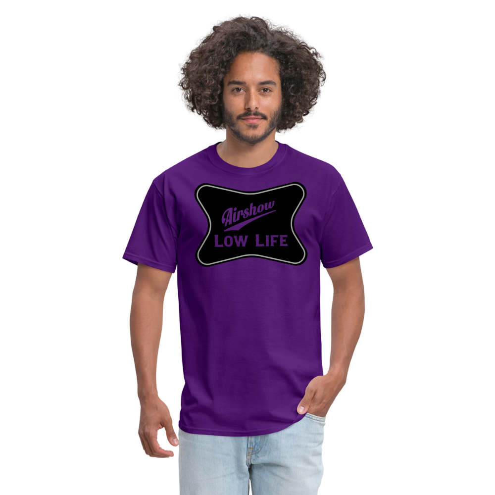 Airshow - Black - Unisex Classic T-Shirt - purple