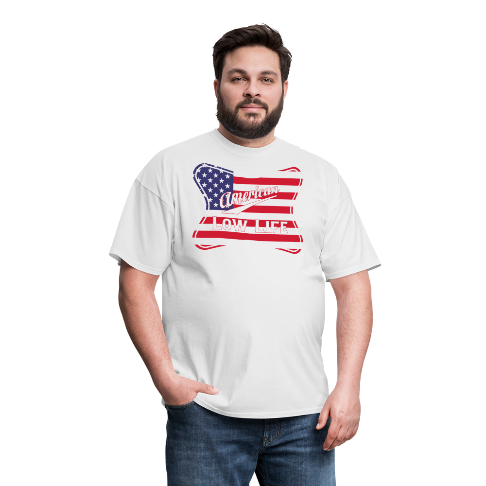 American - Flag - (Unisex) Classic T-Shirt - white