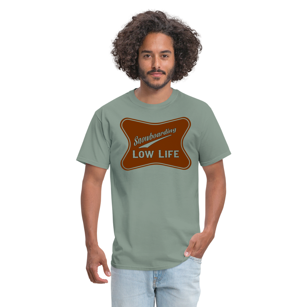 Snowboarding - Brown - Unisex Classic T-Shirt - sage