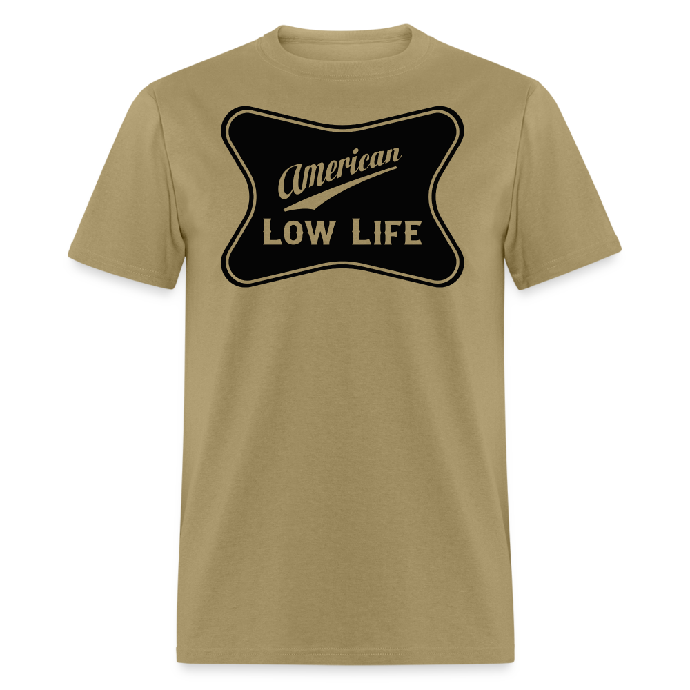 American - Black - (Unisex) Classic T-Shirt - khaki
