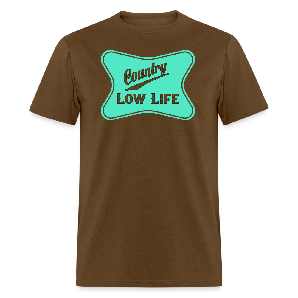 Country - Teal - Unisex Classic T-Shirt - brown