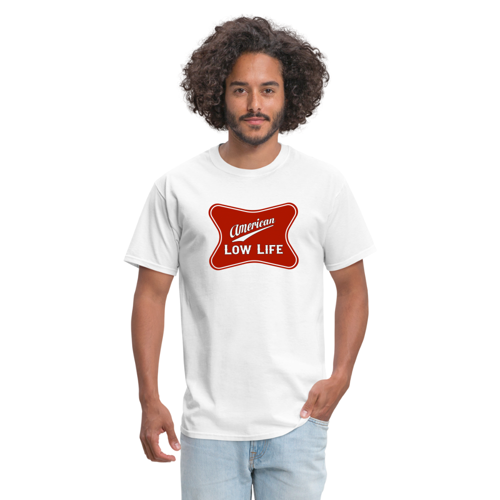 American - Red - (Unisex) Classic T-Shirt - white
