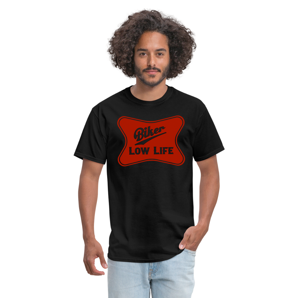 Biker - Red - Unisex Classic T-Shirt - black