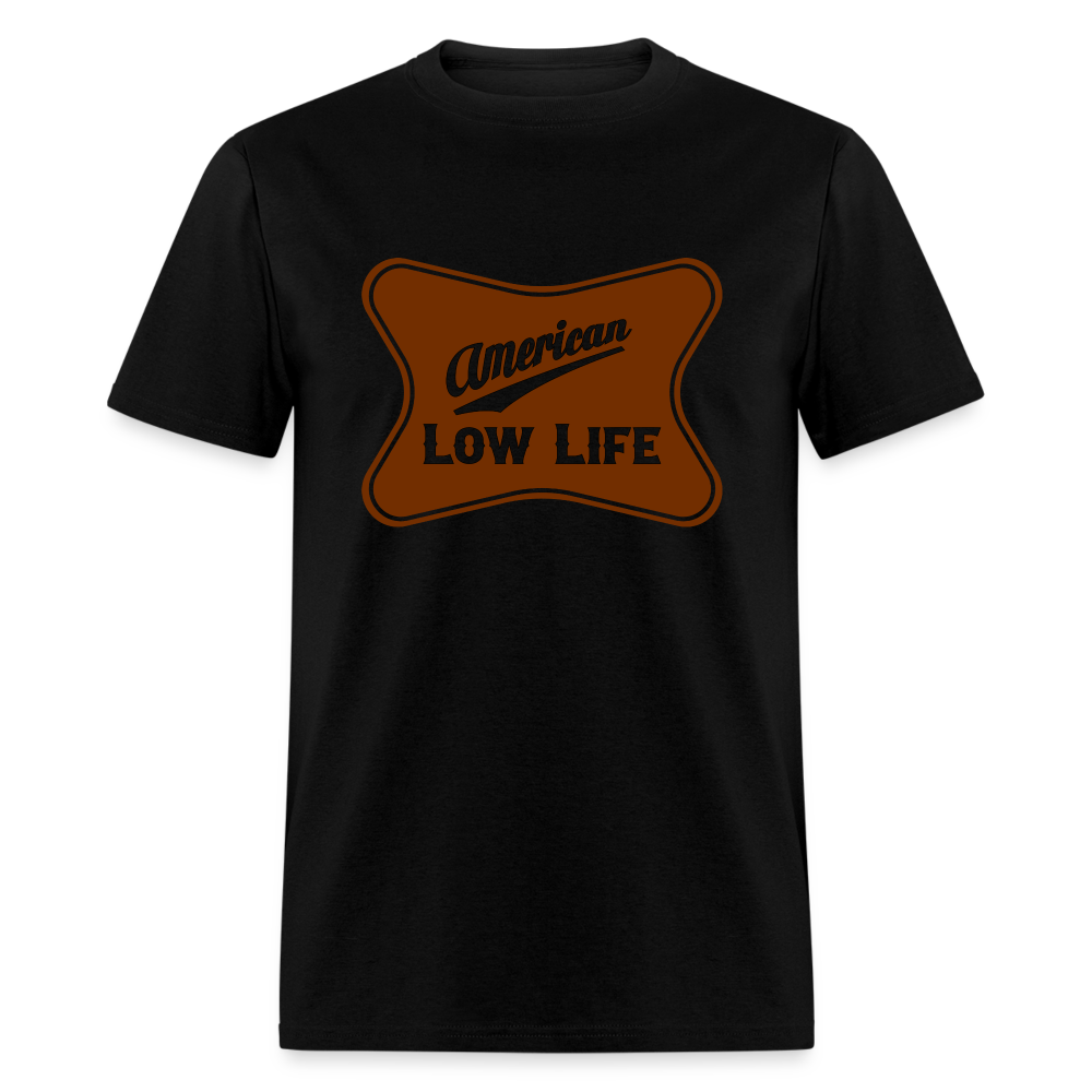 American - Brown - (Unisex) Classic T-Shirt - black