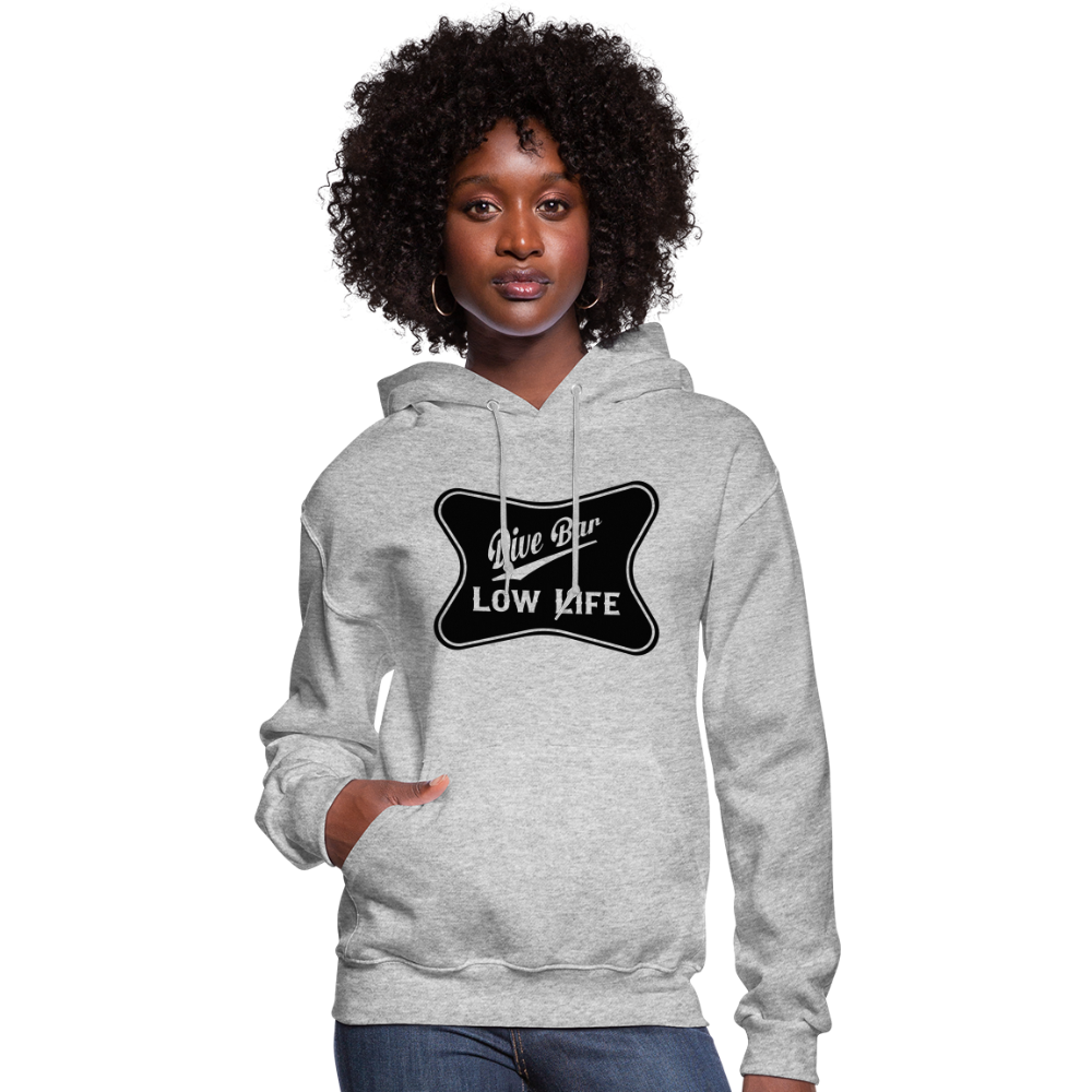 Dive Bar - Black - Women's Hoodie - heather gray