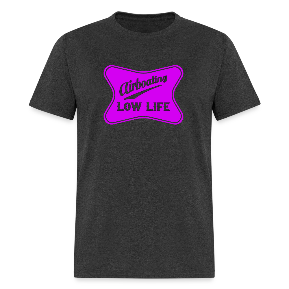 Airboating - Pink - (Unisex) Classic T-Shirt - heather black