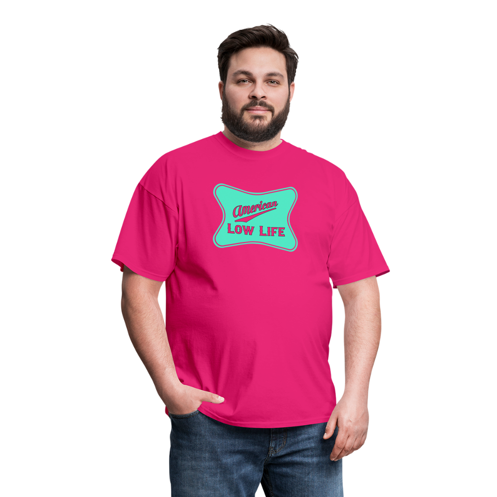American - Teal - (Unisex) Classic T-Shirt - fuchsia