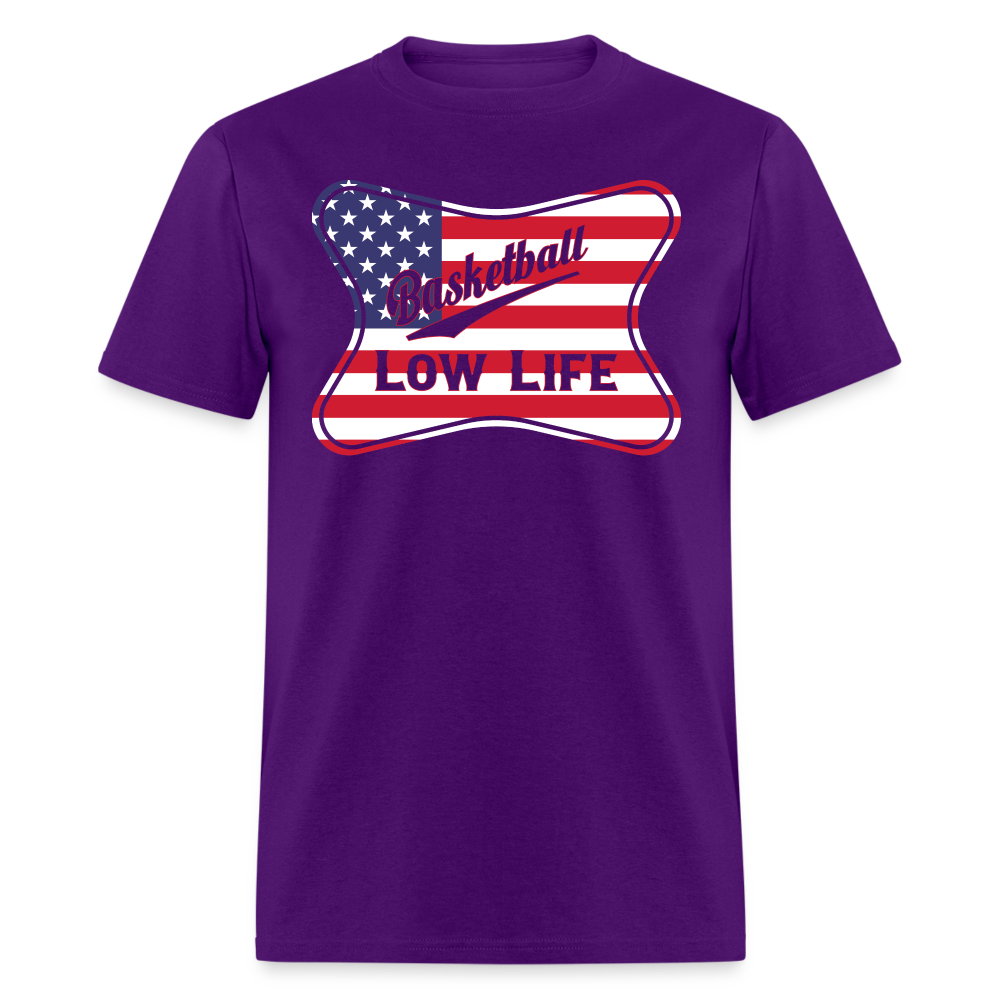 Basketball - Patriotic - Unisex Classic T-Shirt - purple