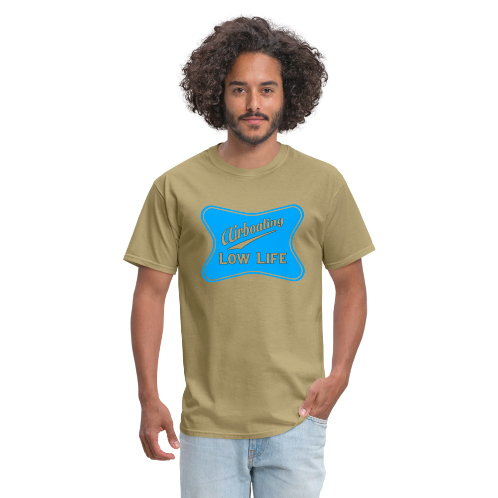 Airboating - Light Blue - (Unisex) Classic T-Shirt - khaki