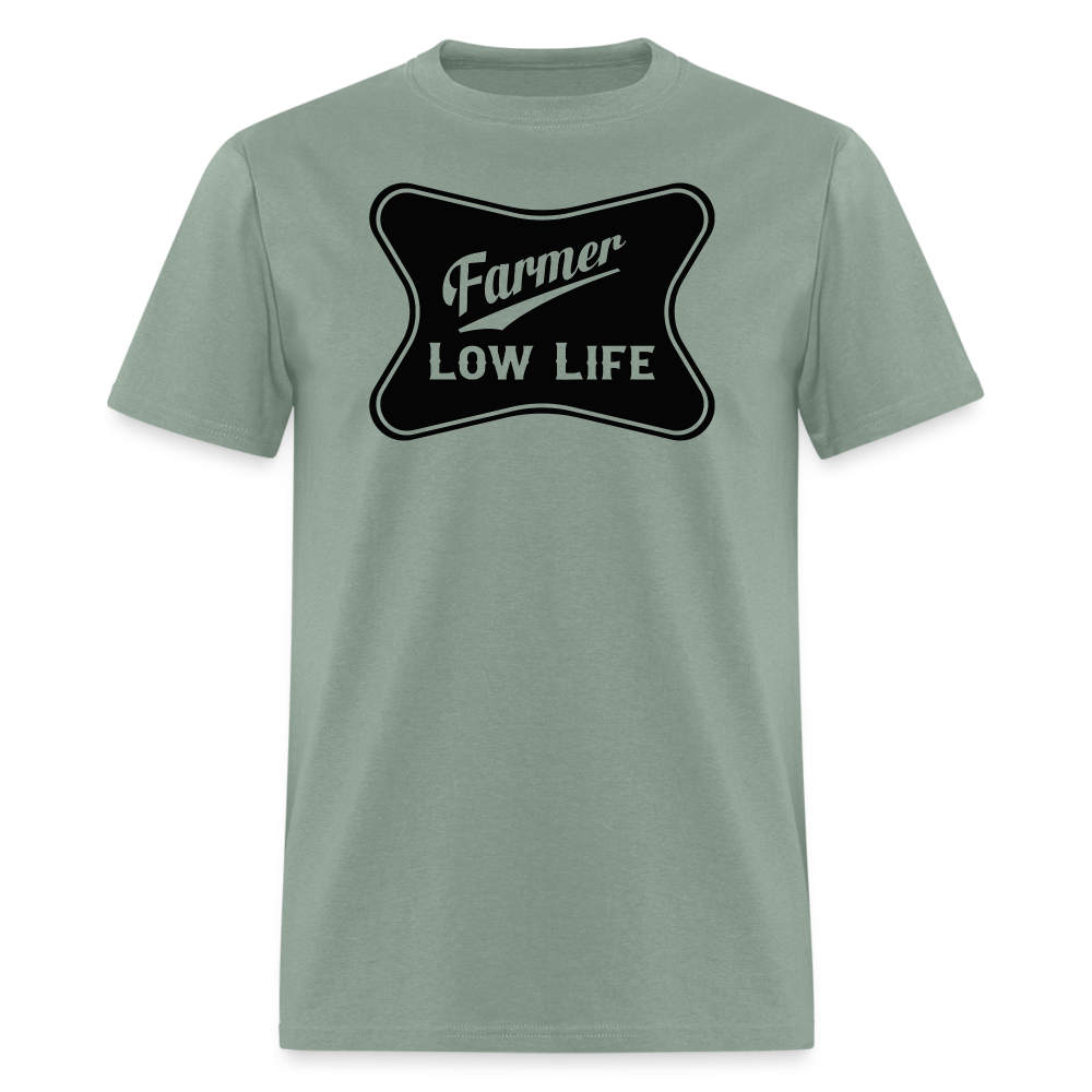 Farmer - Black - Unisex Classic T-Shirt - sage