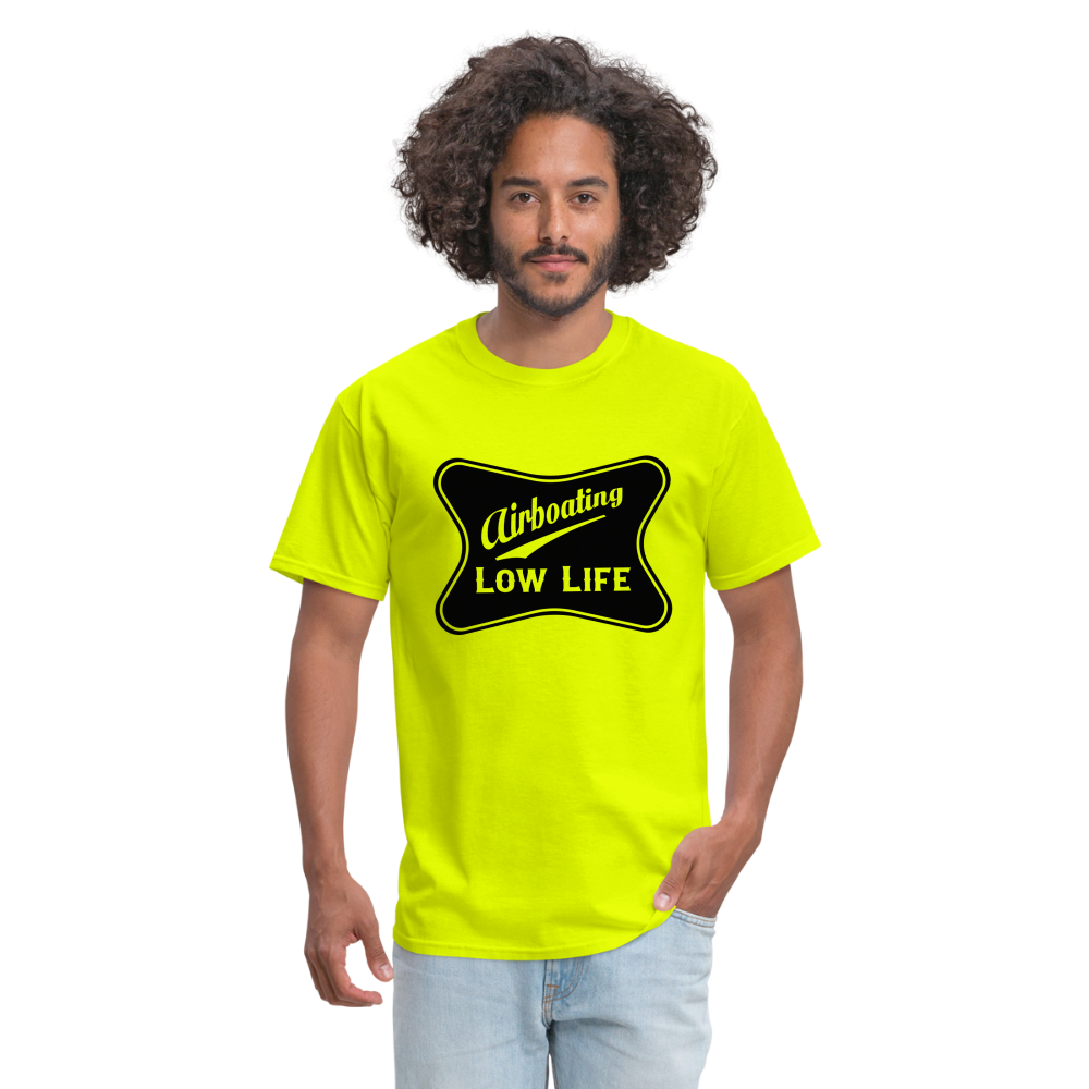 Airboating - Black - Unisex Classic T-Shirt - safety green