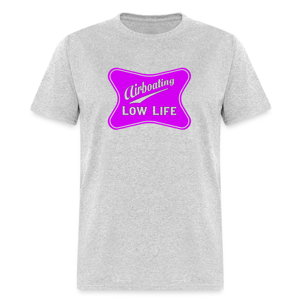 Airboating - Pink - (Unisex) Classic T-Shirt - heather gray