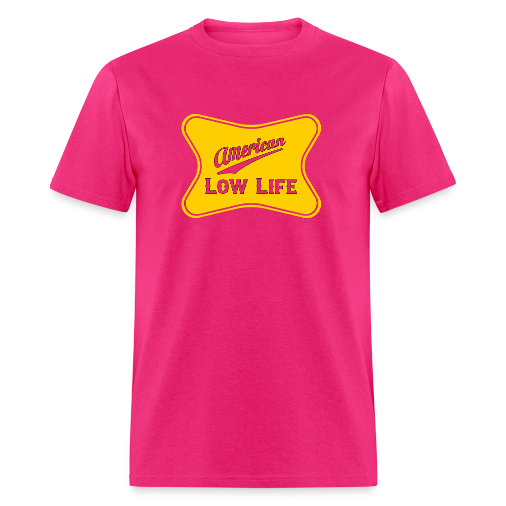American - Yellow - (Unisex) Classic T-Shirt - fuchsia