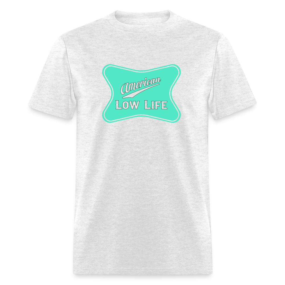 American - Teal - (Unisex) Classic T-Shirt - light heather gray