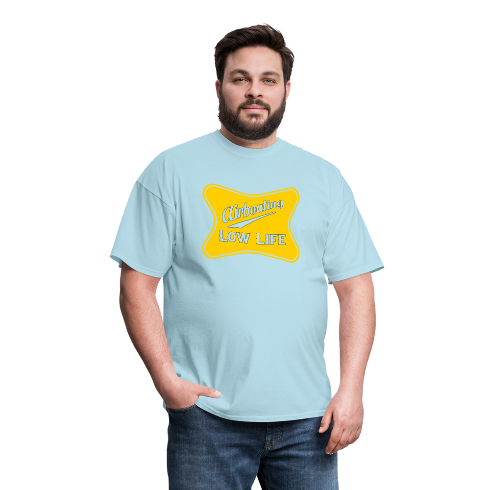 Airboating - Yellow - (Unisex) Classic T-Shirt - powder blue