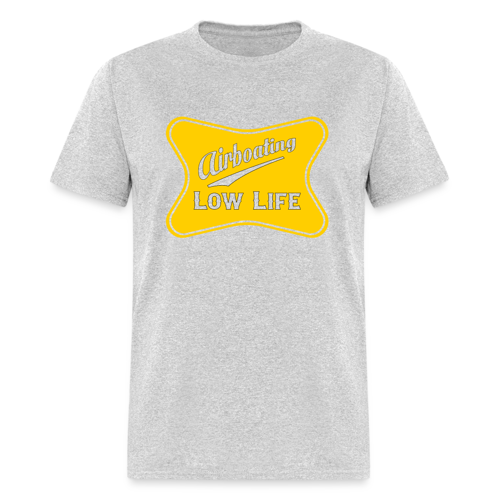 Airboating - Yellow - (Unisex) Classic T-Shirt - heather gray