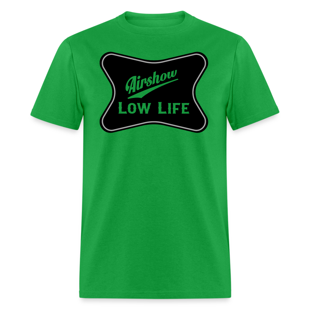 Airshow - Black - Unisex Classic T-Shirt - bright green