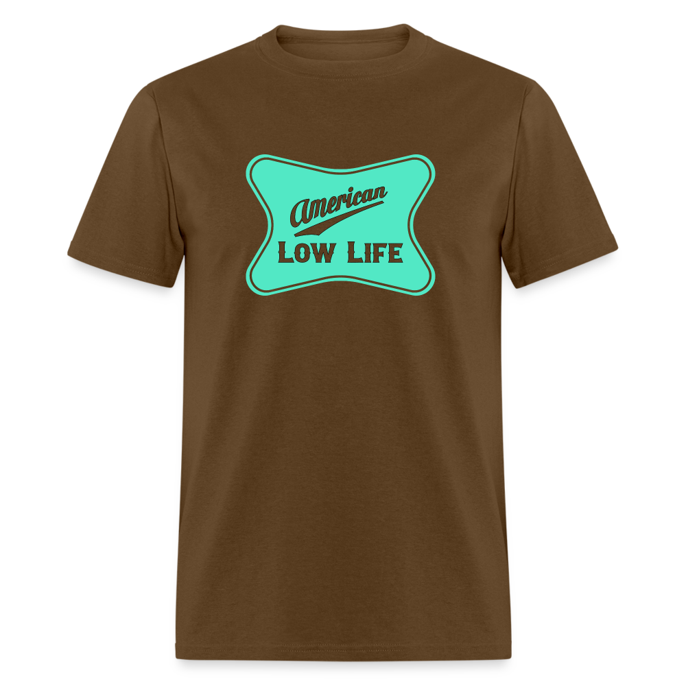 American - Teal - (Unisex) Classic T-Shirt - brown