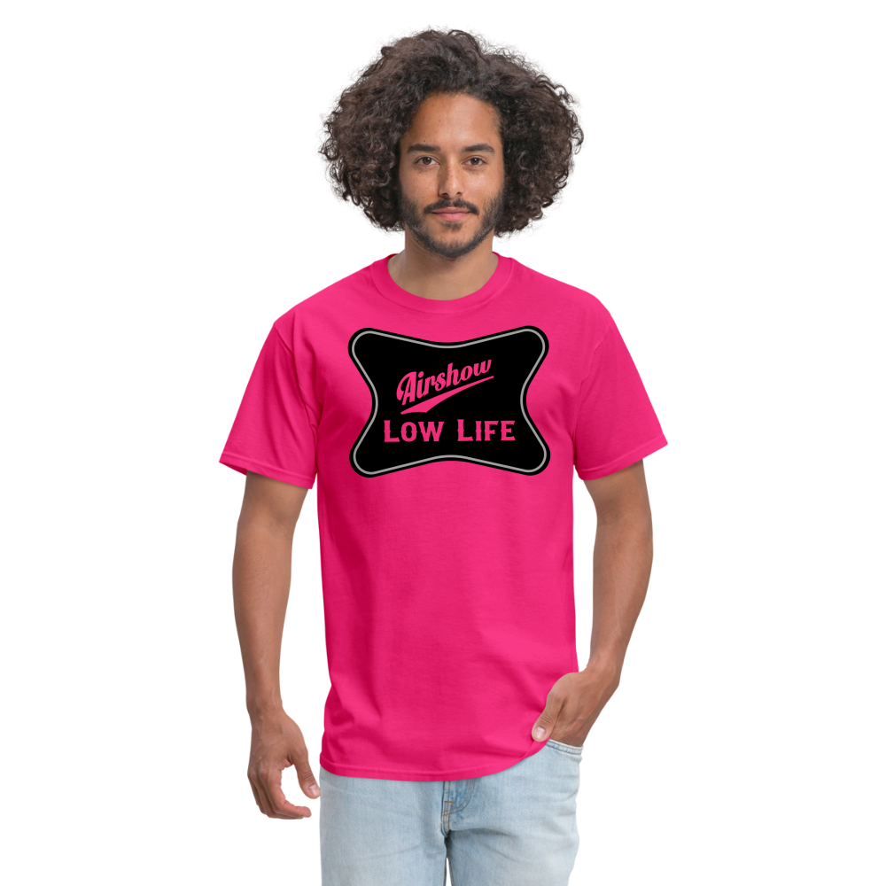 Airshow - Black - Unisex Classic T-Shirt - fuchsia