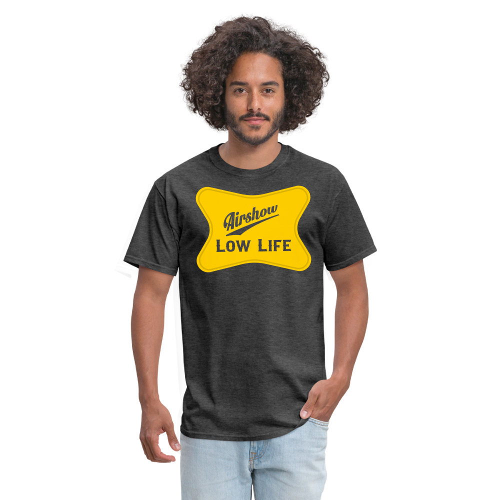 Airshow yellow logo - Unisex Classic T-Shirt - heather black