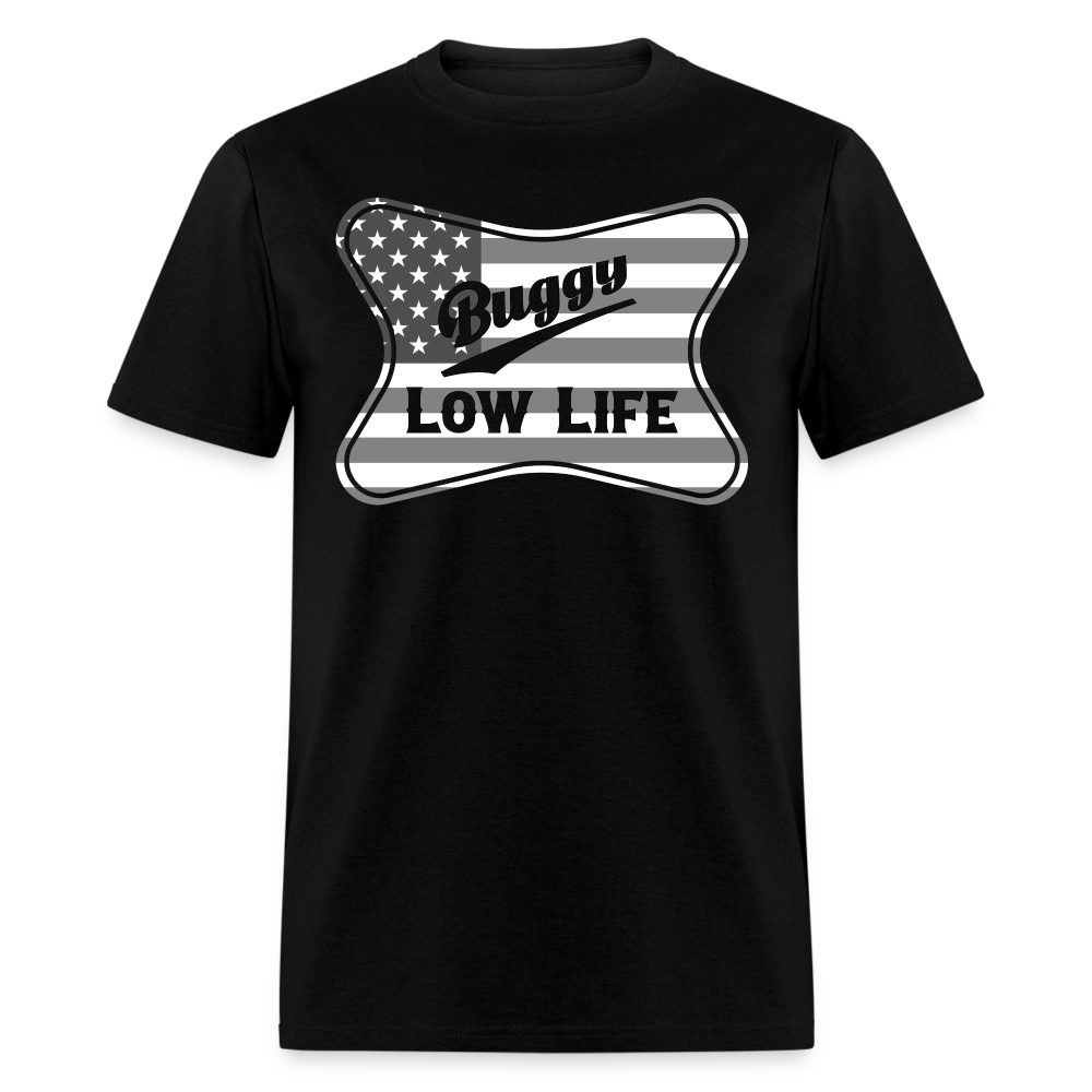 Buggy - Gray & White Patriotic - Unisex Classic T-Shirt - black