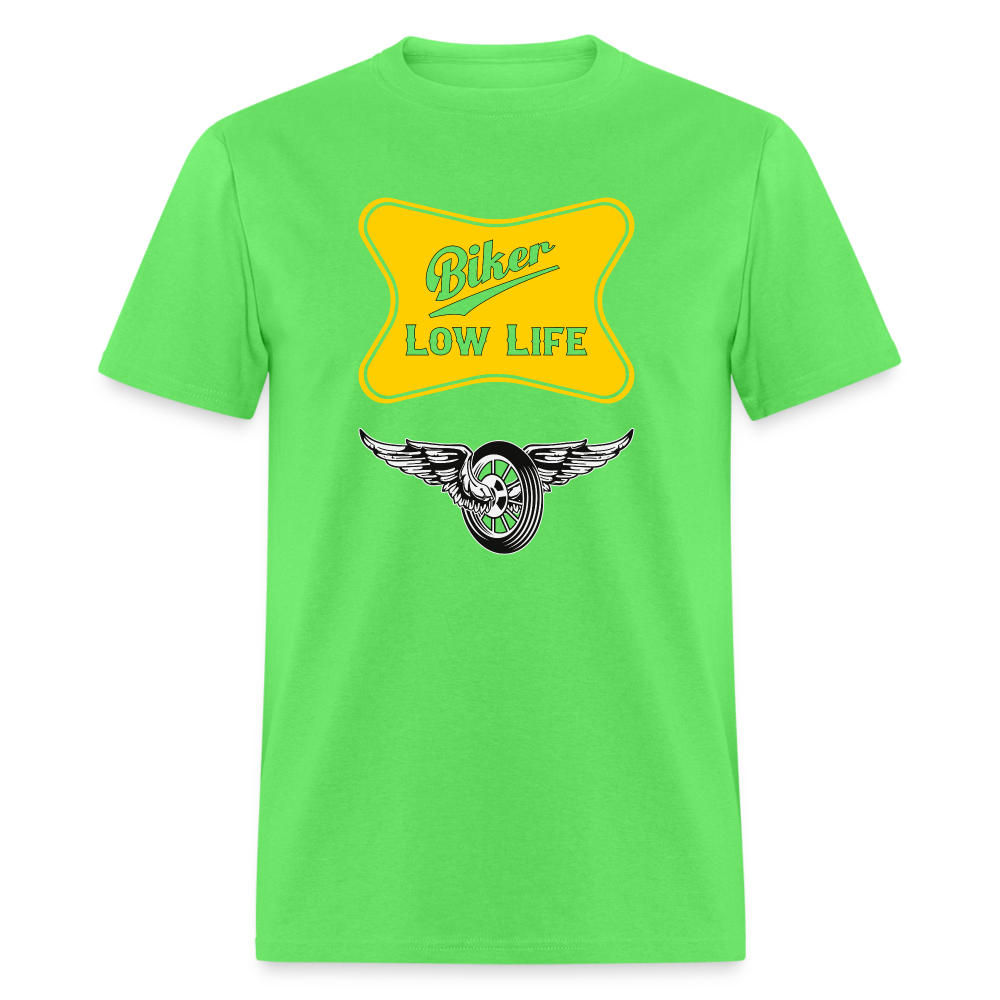 Biker - Yellow Unisex Classic T-Shirt - kiwi