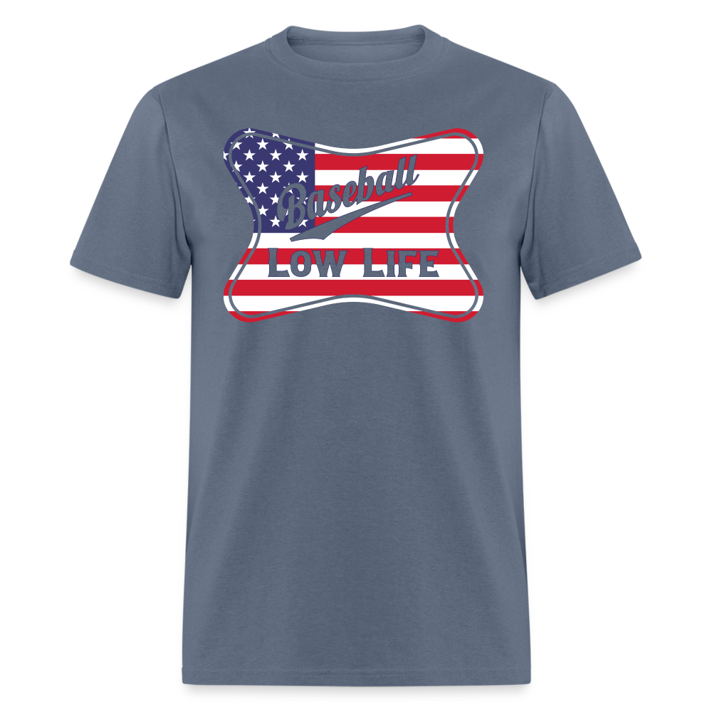 Baseball - Patriotic - Unisex Classic T-Shirt - denim