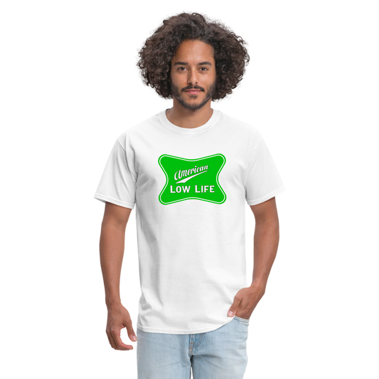 American - Green - (Unisex) Classic T-Shirt - white