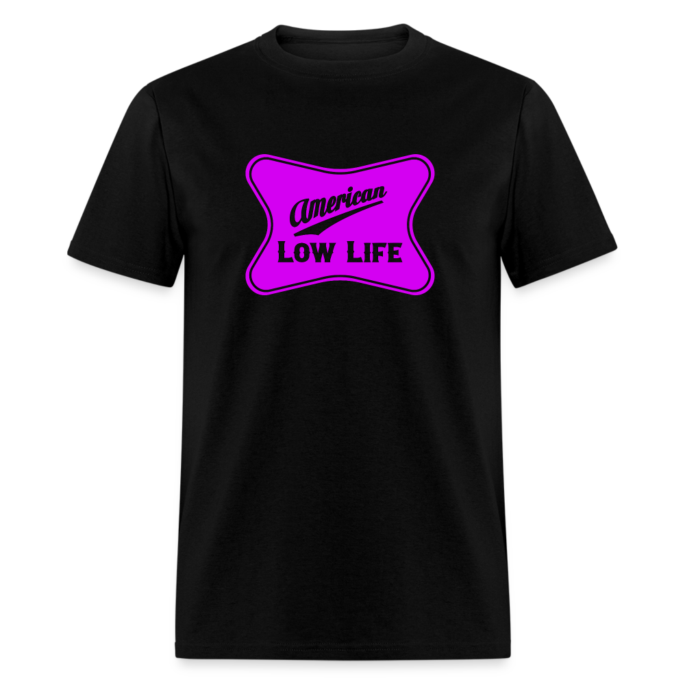 American - Pink - (Unisex) Classic T-Shirt - black