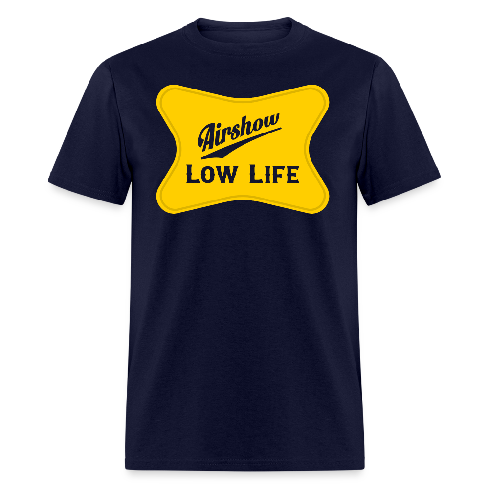 Airshow yellow logo - Unisex Classic T-Shirt - navy