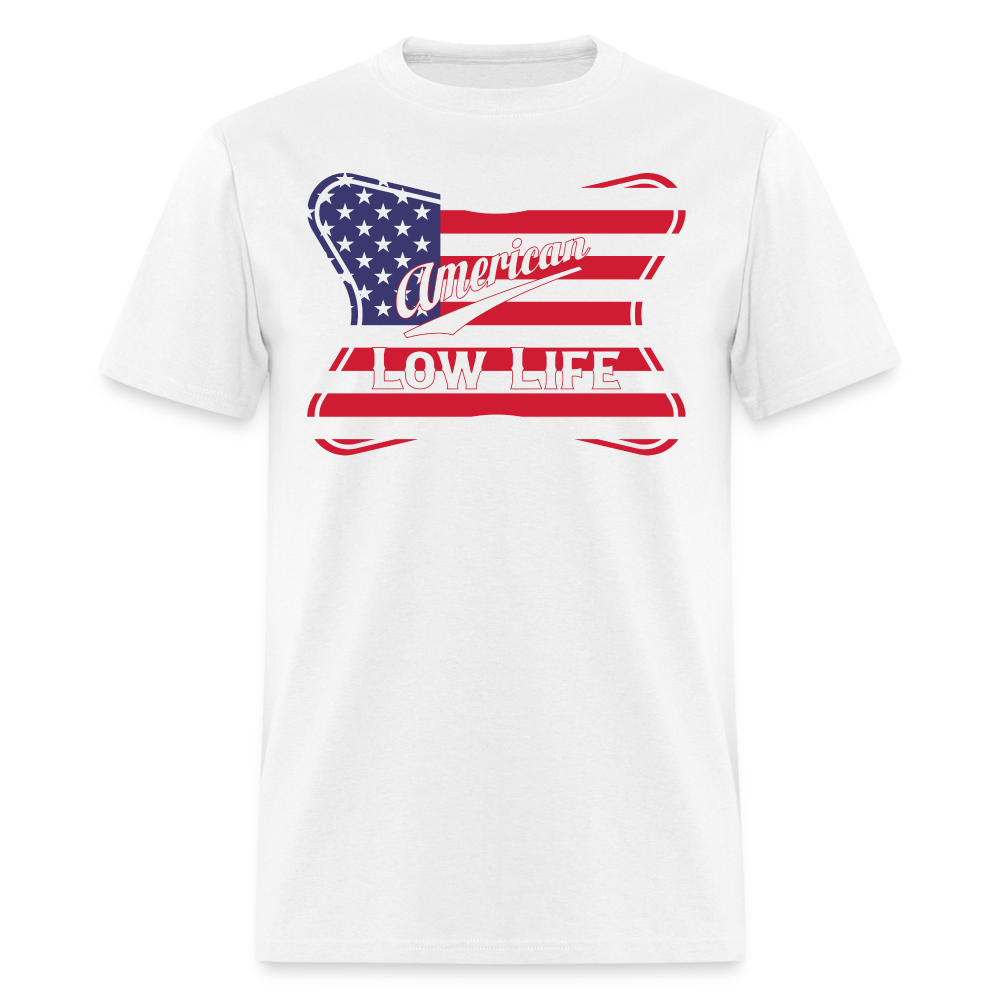 American - Flag - (Unisex) Classic T-Shirt - white