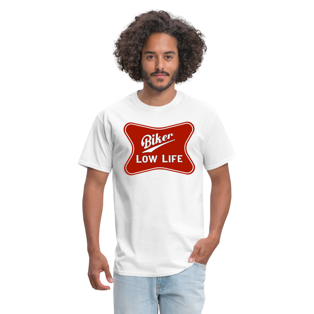 Biker - Red - Unisex Classic T-Shirt - white