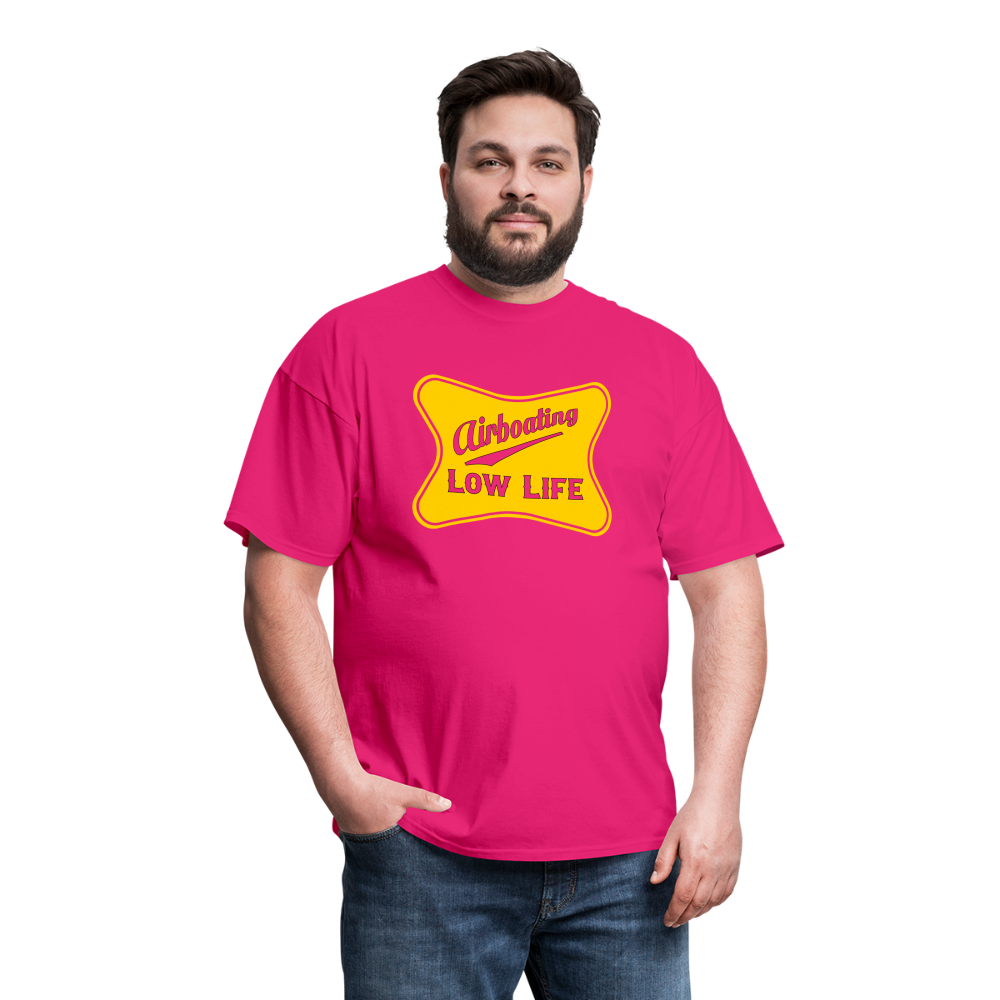 Airboating - Yellow - (Unisex) Classic T-Shirt - fuchsia