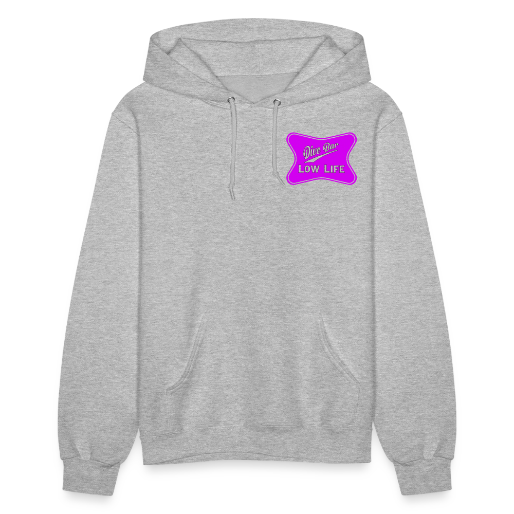 Dive Bar - Pink - Unisex Classic Hoodie - heather gray