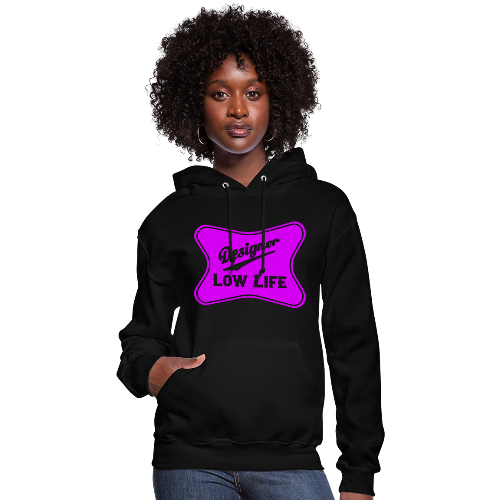 Designer - Pink - Women's Hoodie - black
