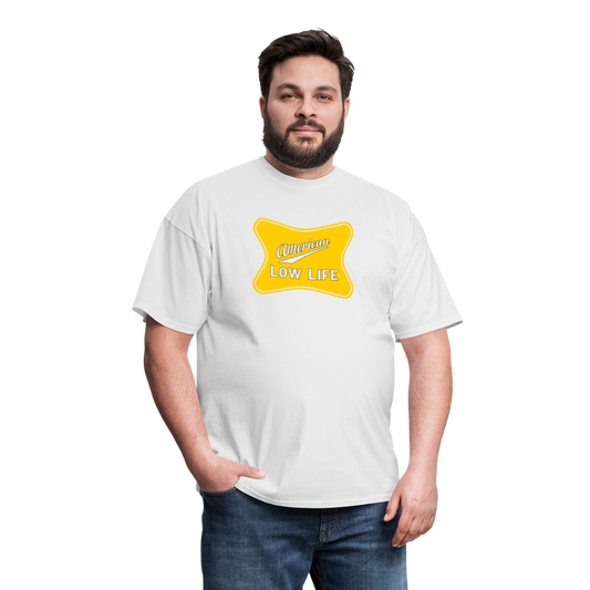 American - Yellow - (Unisex) Classic T-Shirt - white