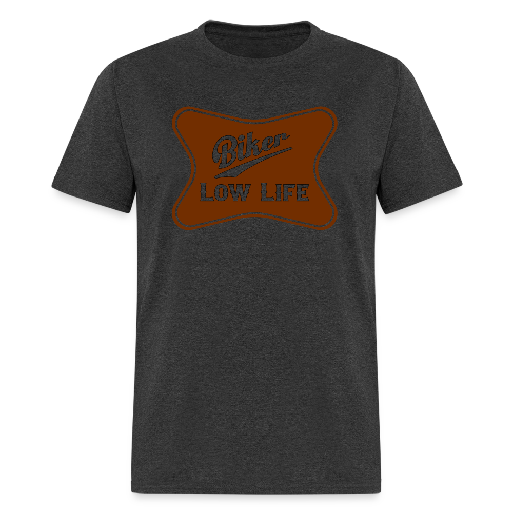 Biker - brown - unisex classic t-shirt - heather black
