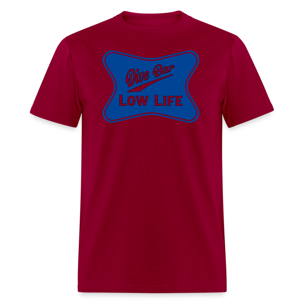 Dive Bar - Dark Blue - Unisex Classic T-Shirt - dark red