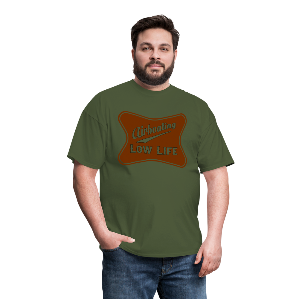 Airboating - Brown - (Unisex) Classic T-Shirt - military green