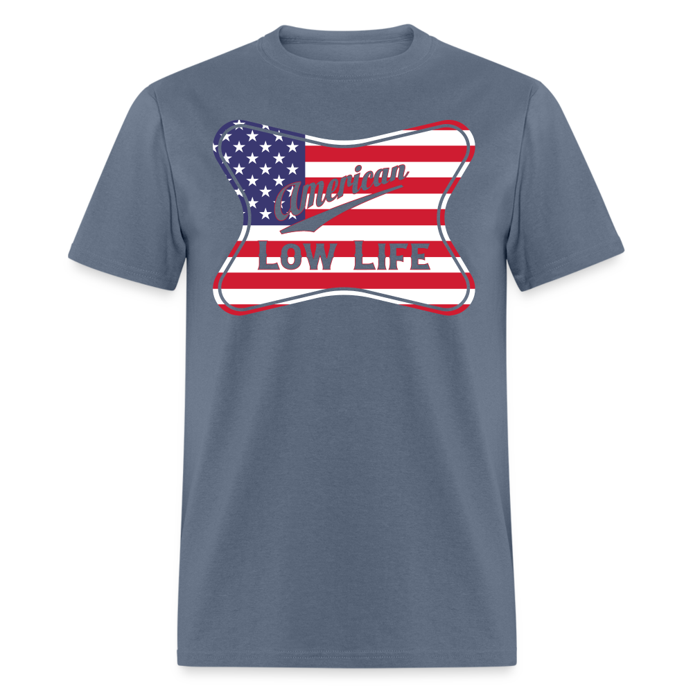 American - Flag - (Unisex) Classic T-Shirt - denim