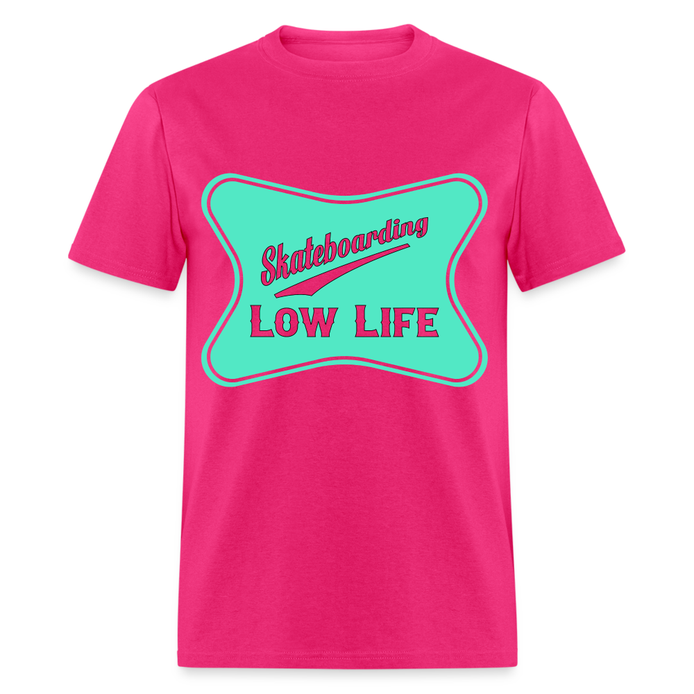 Skateboarding - Teal - Unisex Classic T-Shirt - fuchsia