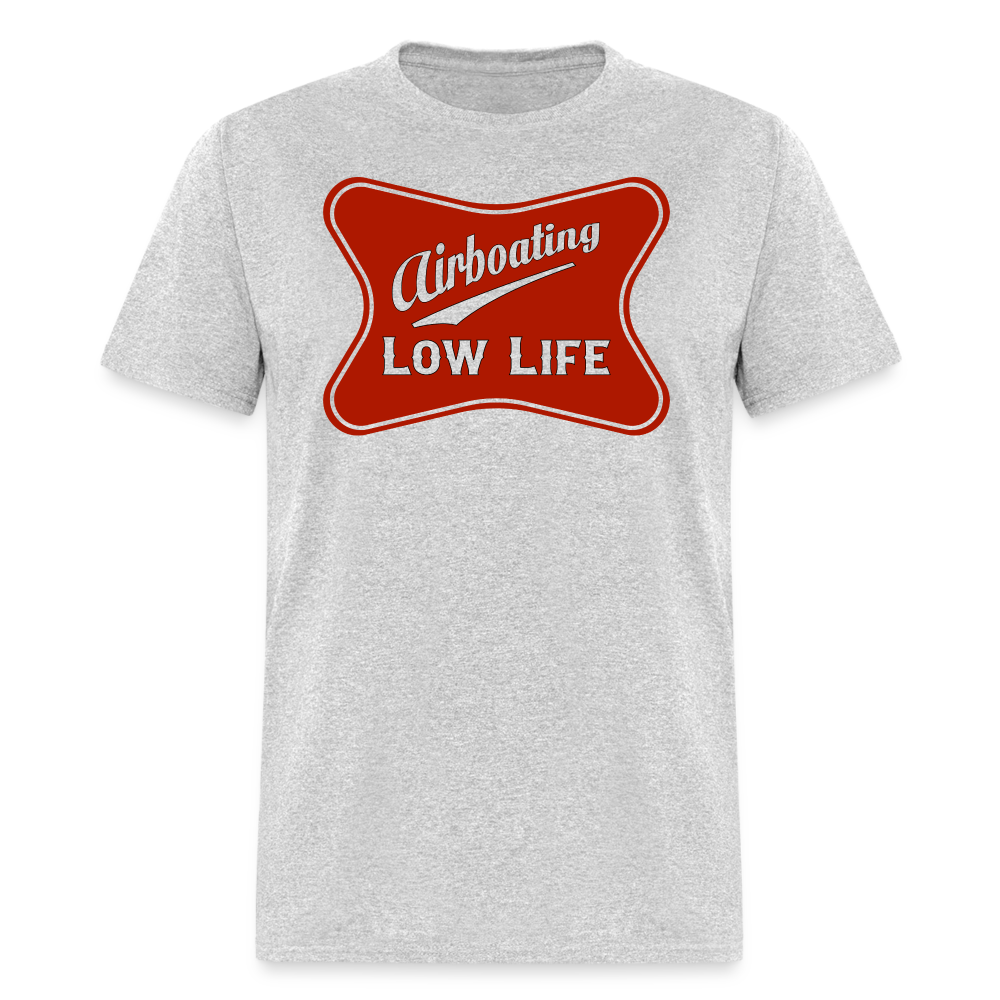 Airboating - Red -  (Unisex) Classic T-Shirt - heather gray