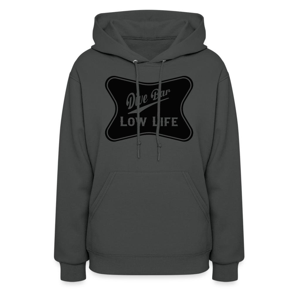 Dive Bar - Black - Women's Hoodie - asphalt